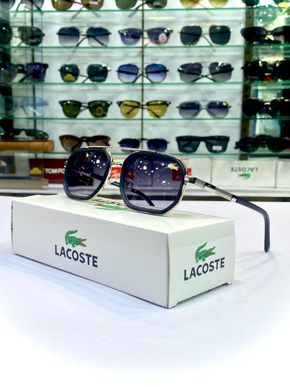 Lacoste Sunglasses - Silver Frame